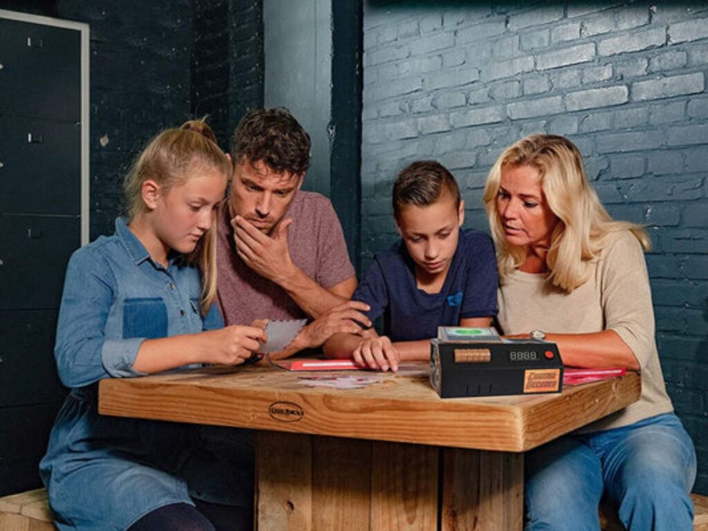 Family Playing Escape Rooms