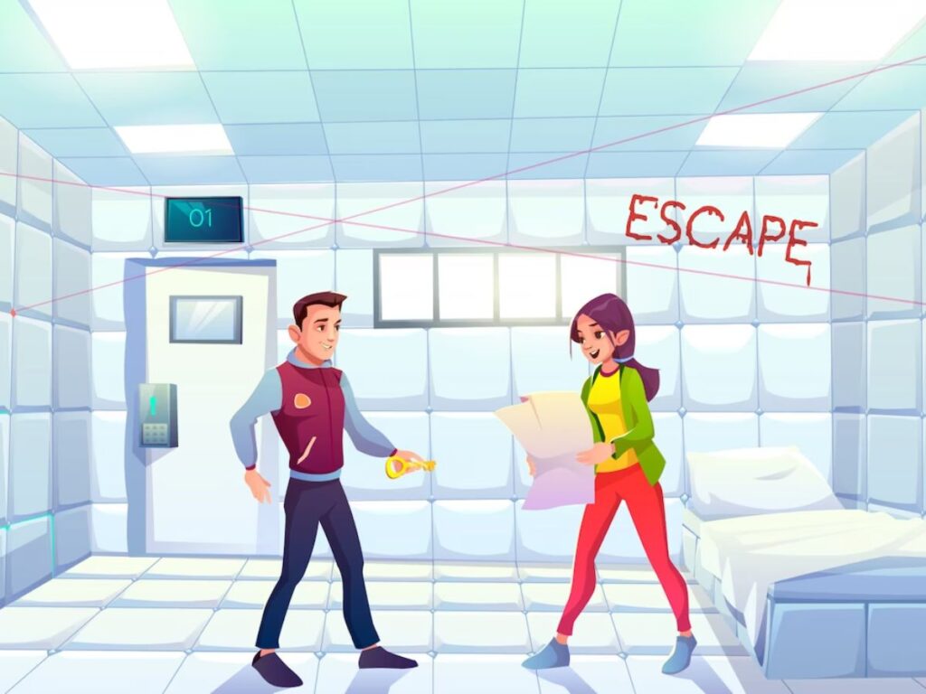 People Searching Escape